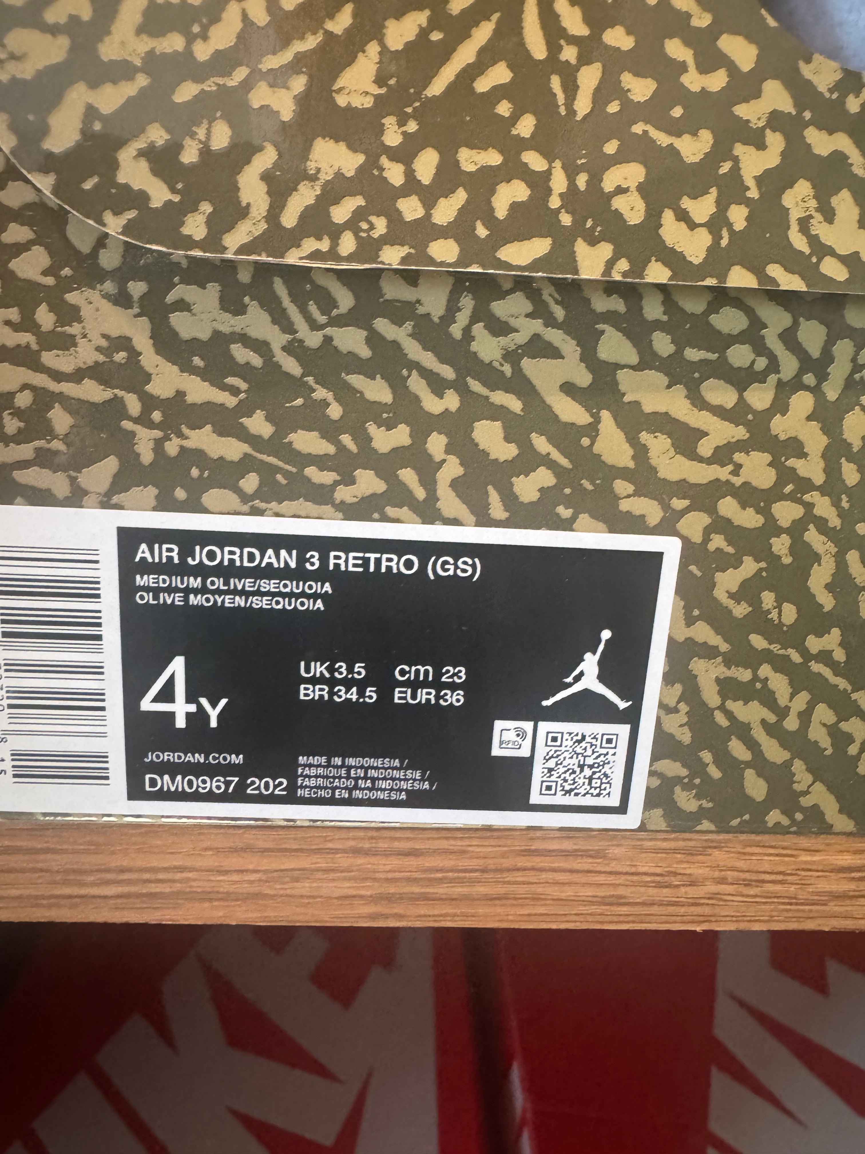 UNRELEASED AIR JORDAN 3 RETRO (GS)